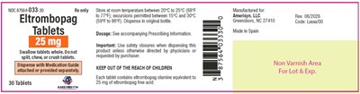 Eltrombopag 25 mg Label (Eltrombopag 25mg 30ct Label)